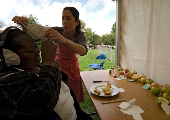 Normand Park apple tasting